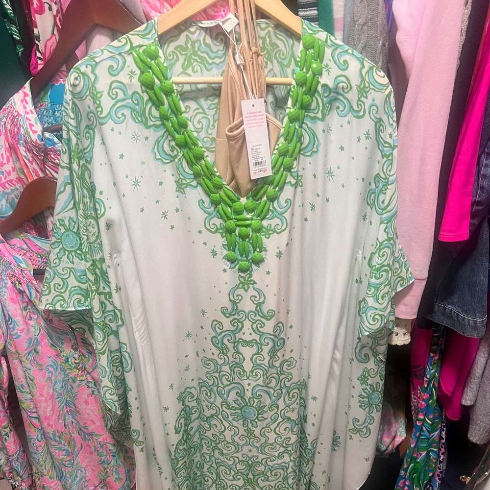 Lilly Pulitzer Marilla silk caftan